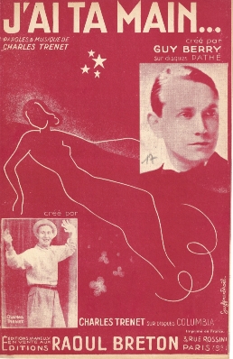 J'ai ta main
Paroles et Musique de Charles Trenet