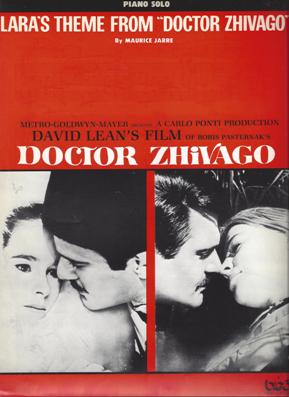 Lara's Theme From : Doctor Zhivago
(Le Docteur Jivago)
Musique de Maurice Jarre
David Lean's Film of Boris Pasternak's