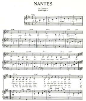 Nantes
(Paroles et Musique de Barbara)
